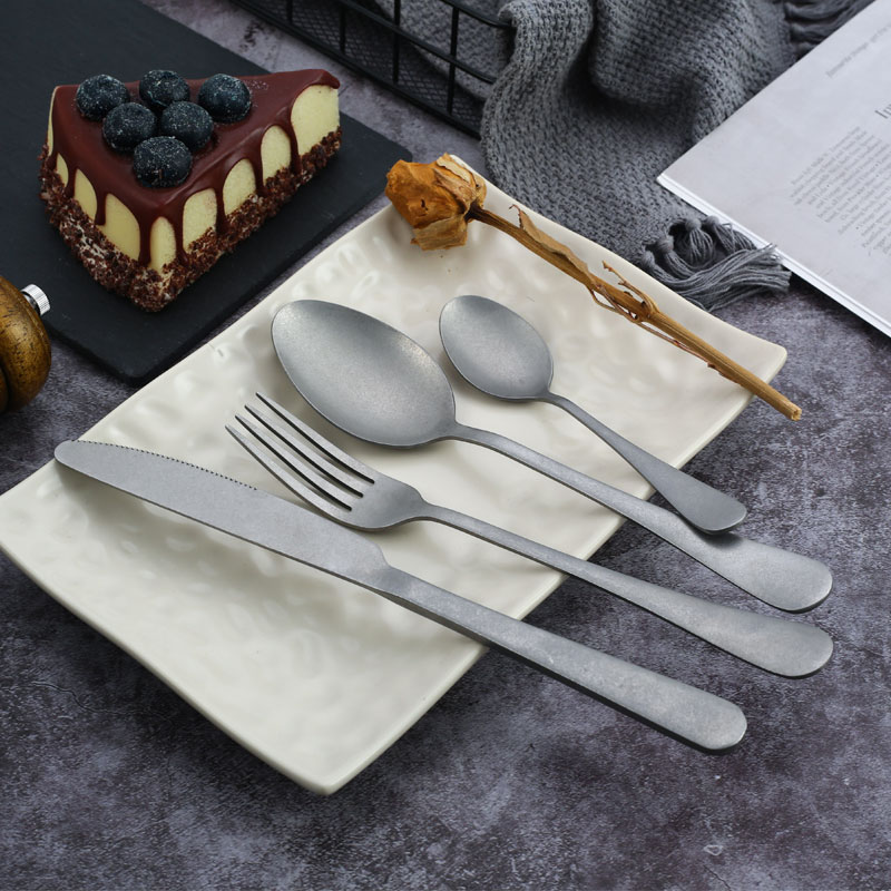 Vintage Collectible Spoons - Set di posate retrò in acciaio