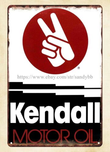 Vintage Collectibles Store - Insegna in metallo Kendall Motor Oil,